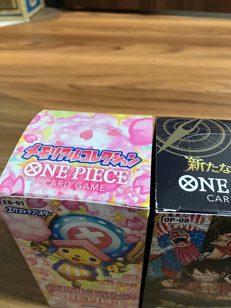 ワンピース新たなる皇帝 4BOXメモリアルコレクション1boxテープ付き 未開封