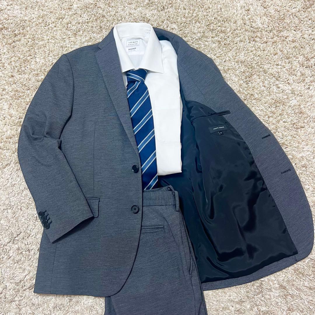【極美品✨️】ジョセフオム グレー ストレッチスーツ20SS L セットアップ