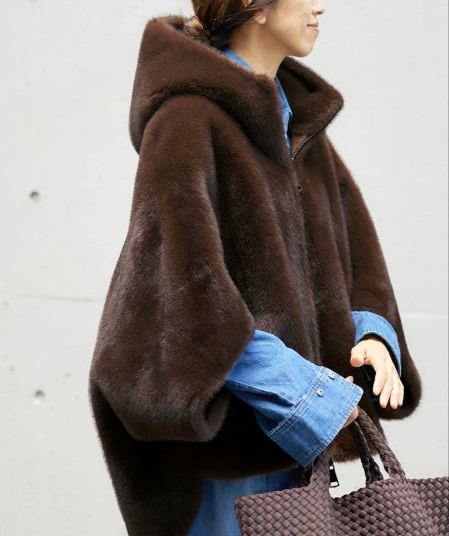 LOU ANDREA/ルーアンドレア ECO FUR BZ エコファーブルゾン