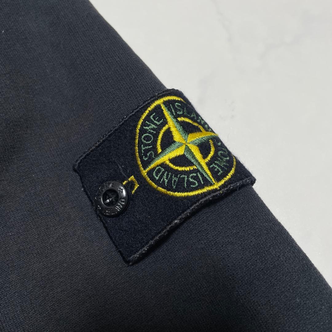 STONE  コットン　クルーネック　トレーナー　ブラック　XXL