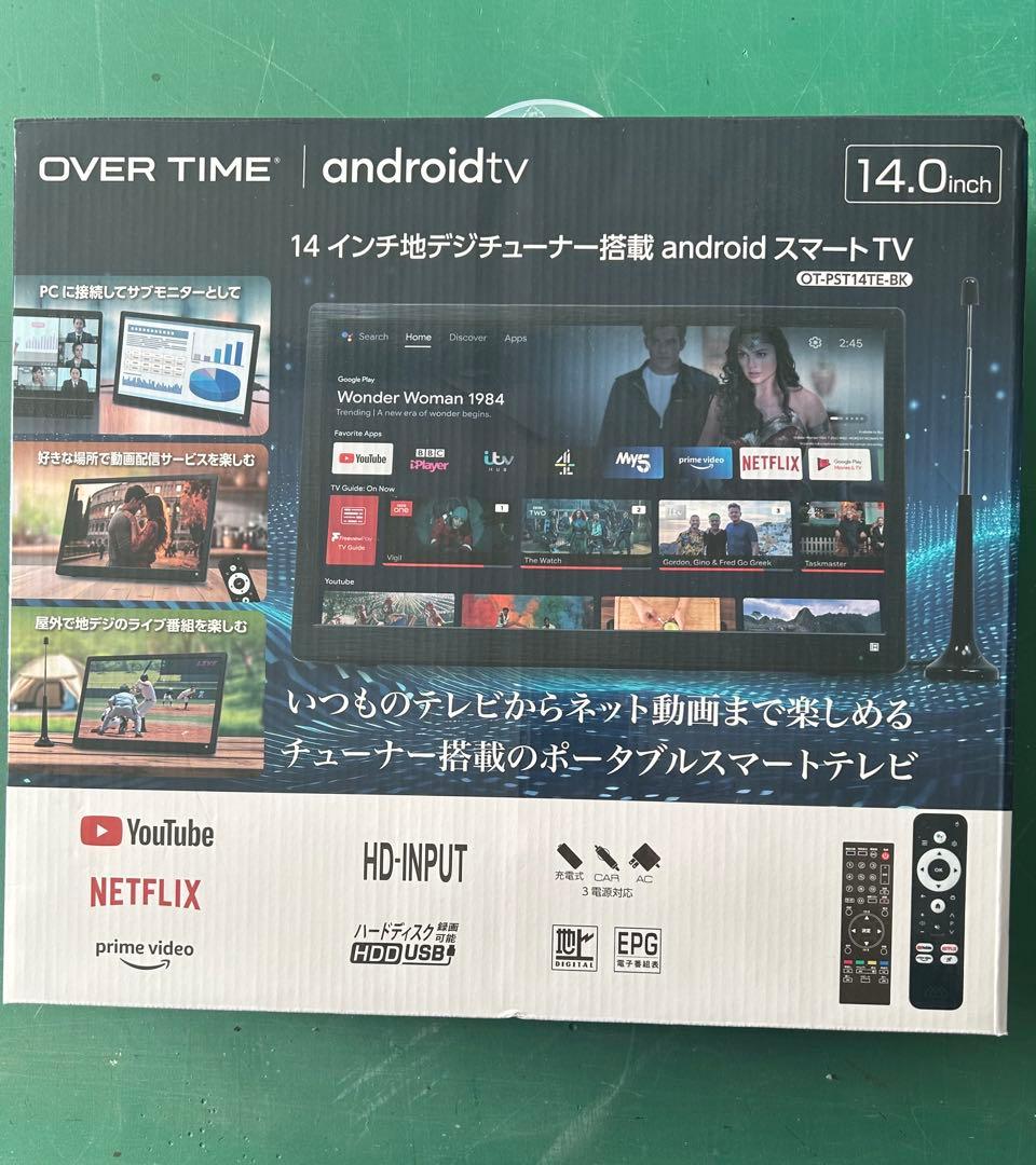OVER TIME 14インチ androidtv スマートTV