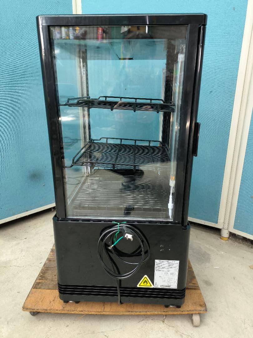 レマコム　4面ガラス 冷蔵ショーケース 卓上型 63L R4G-63SLB