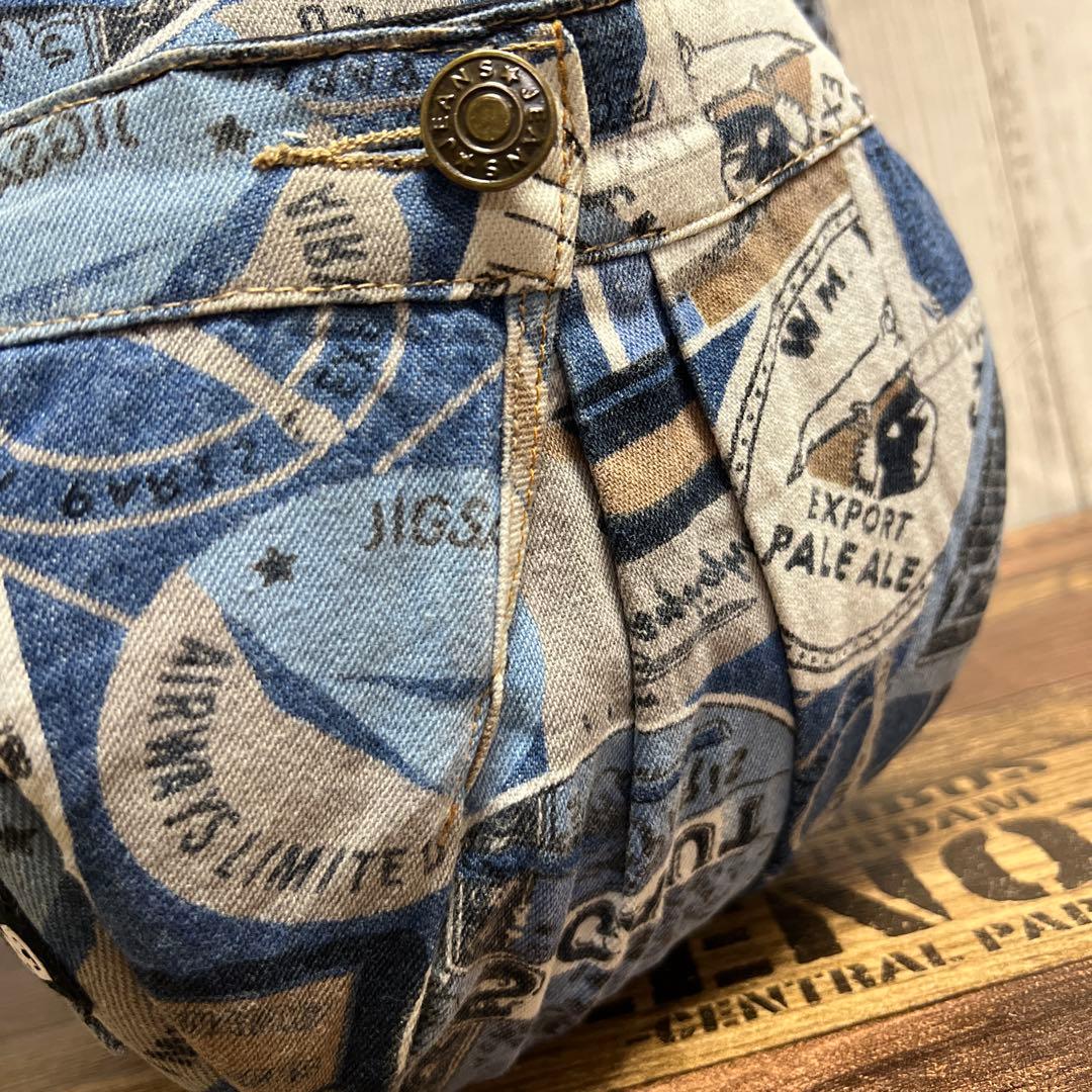 ♾専用♾ ふんわりミニトート▸︎▹︎デニムリメイク▸︎▹︎ハンドメイド