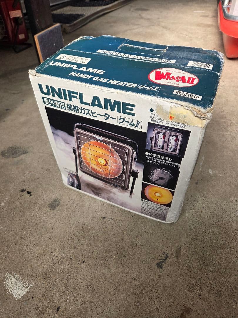 UNIFLAME　ワームⅡ　ストーブ　ヒーター　ワカサギ　キャンプ