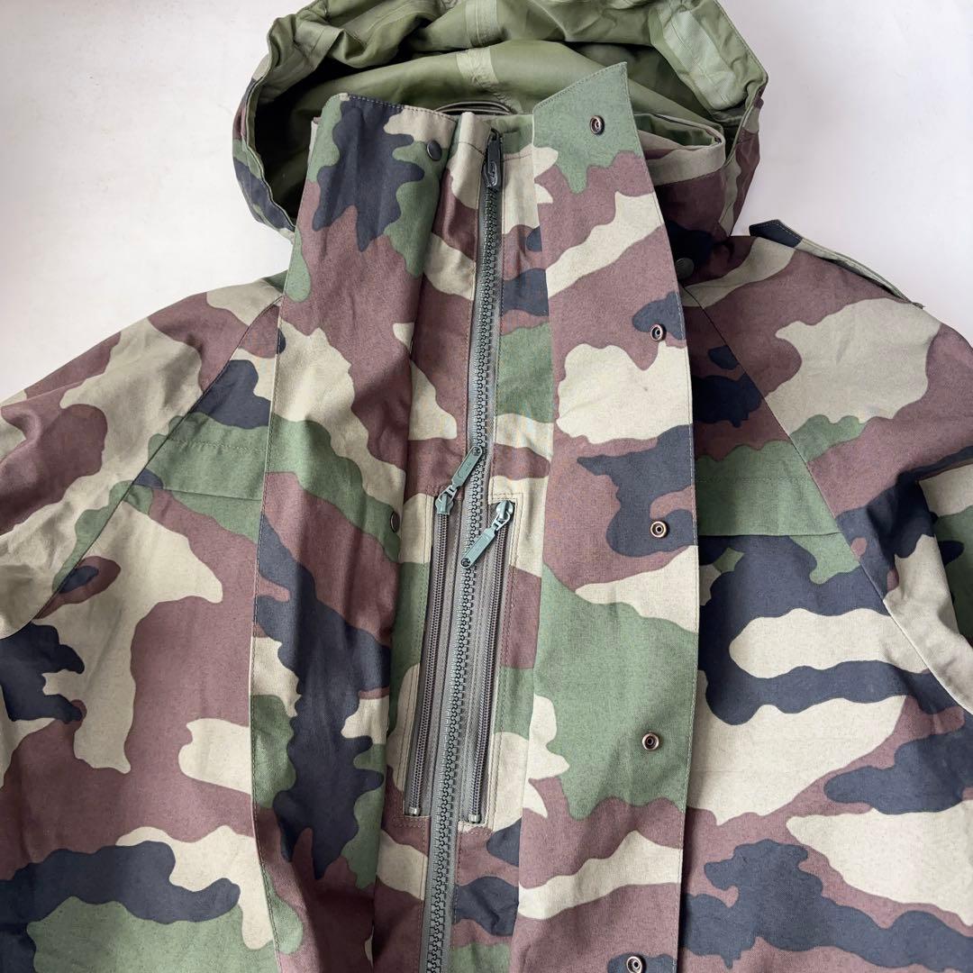 フランス軍 CCEカモ ウォータープルーフ ジャケット ナイロン ゴアテックス