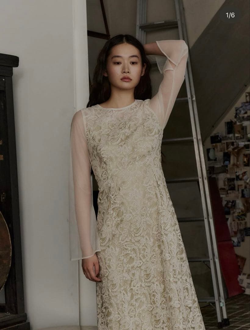 ANDRESDオケージョンドレス　イエロー