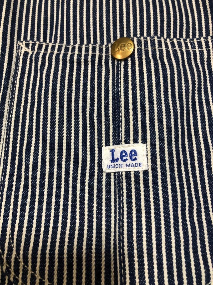 極美品　Lee リー　カバーオール　ヒッコリー ロコジャケット　復刻　91-J