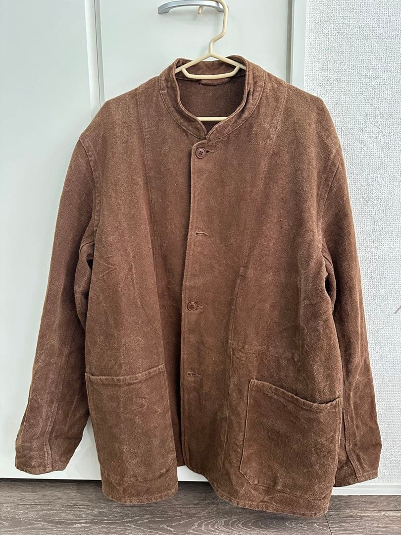 COMOLI コモリ100%ヘンプ ノーカラージャケット サイズ1