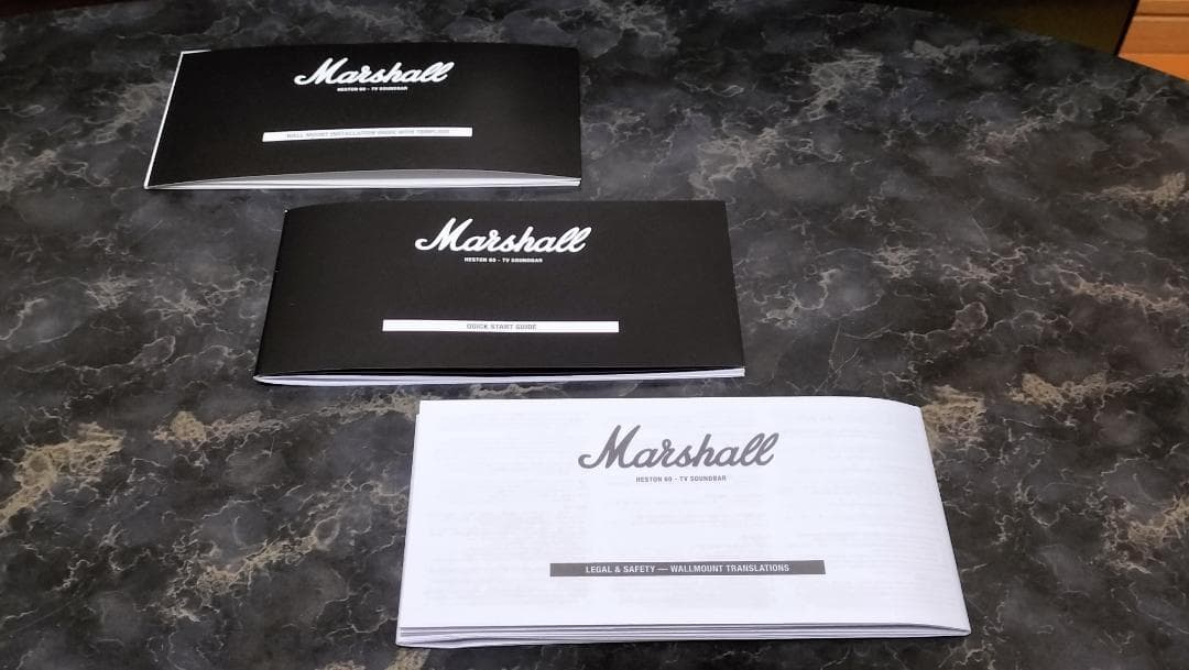 Marshall Heston 60 サウンドバー ブラック 箱付属品完備 美品