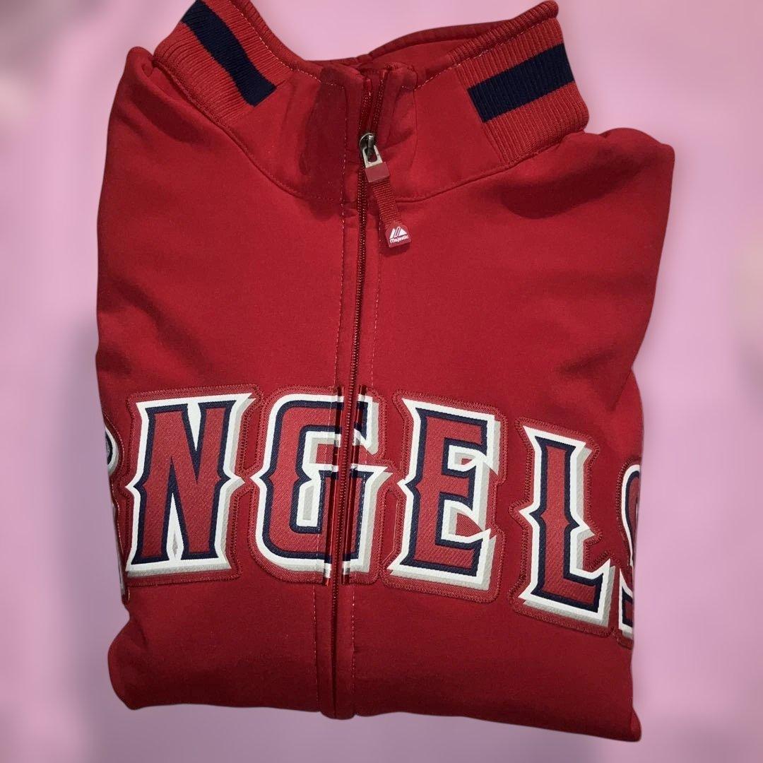 MLB ANGELSエンジェルス フルジップジャケットジャンパー