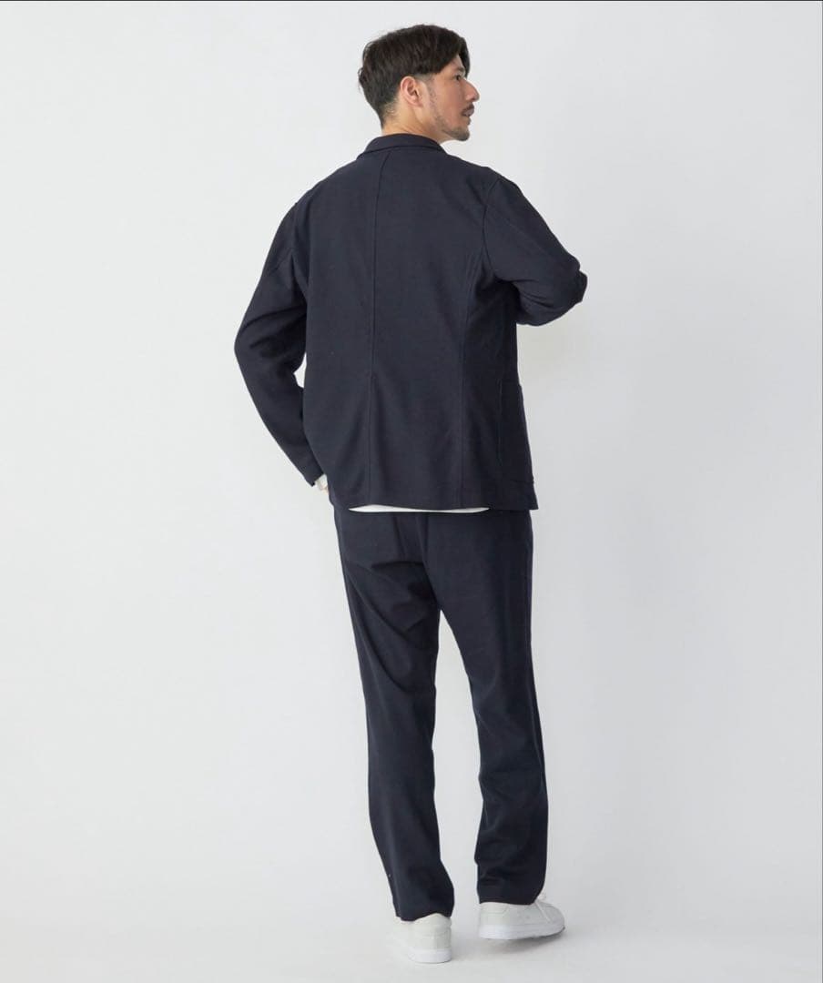SHIPS ソフト ストレッチツイルセット アップ（ジャケット+イージーパンツ）
