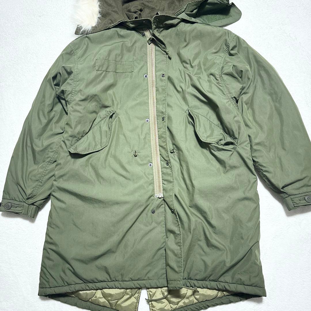 BEAMS ビームス M-65 モッズコート L フード ファー付き 中綿