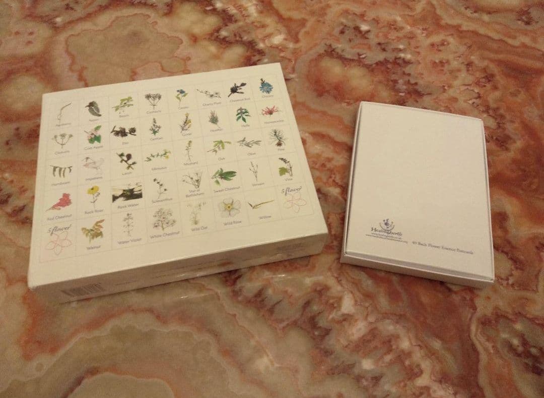 ㉓おまけ付ヒーリングハーブス社フラワーエッセンス40本フルセットとフラワーカード