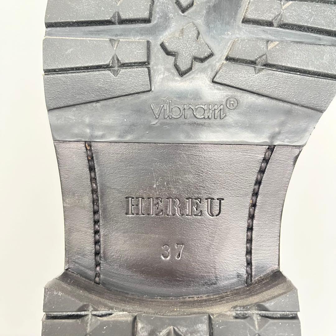 美品✨ HEREU ローファー Tストラップ ブラウン 24 スペイン