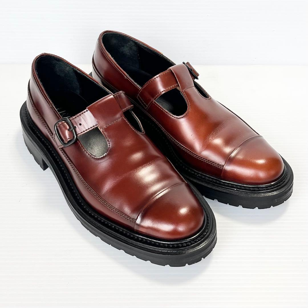 美品✨ HEREU ローファー Tストラップ ブラウン 24 スペイン