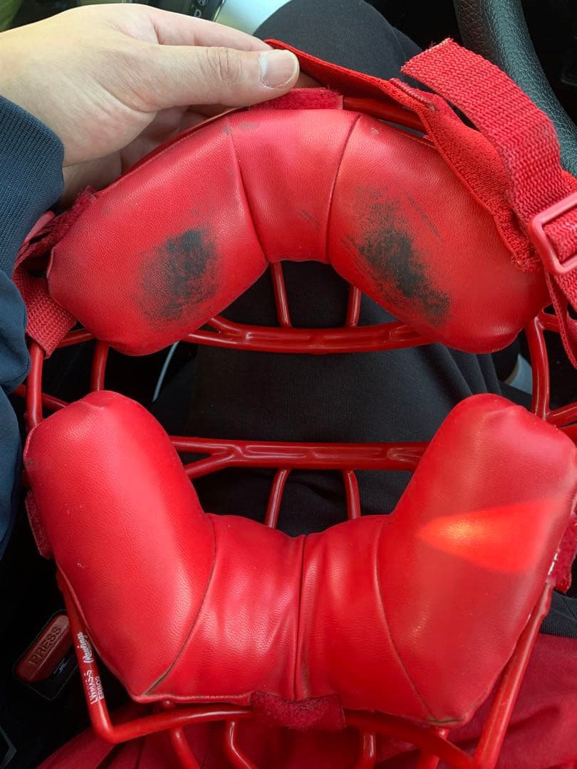 Rawlings Supreme キャッチャーマスク レッド