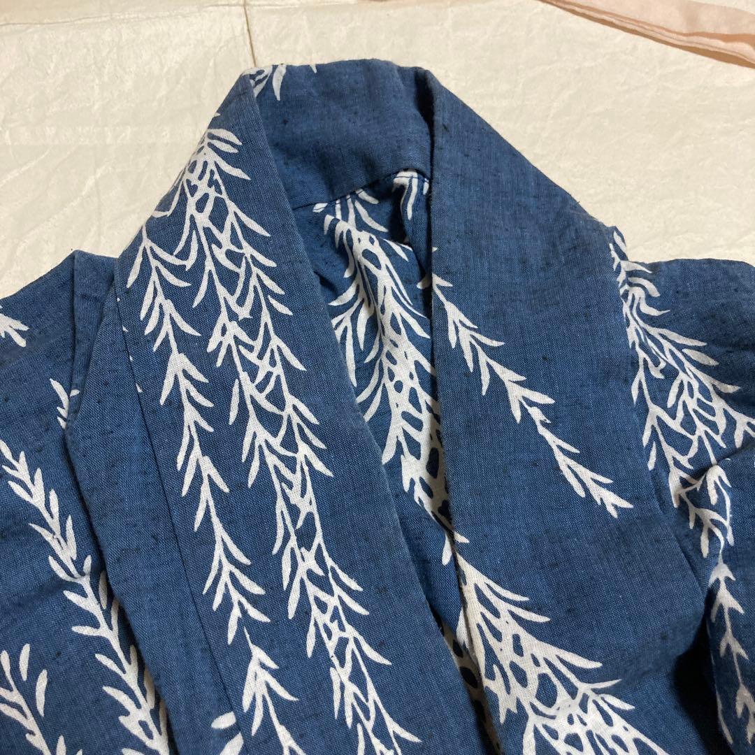 源氏物語　綿紬　浴衣　夏着物　洗える着物　木綿着物　大人の浴衣　おまけ付き