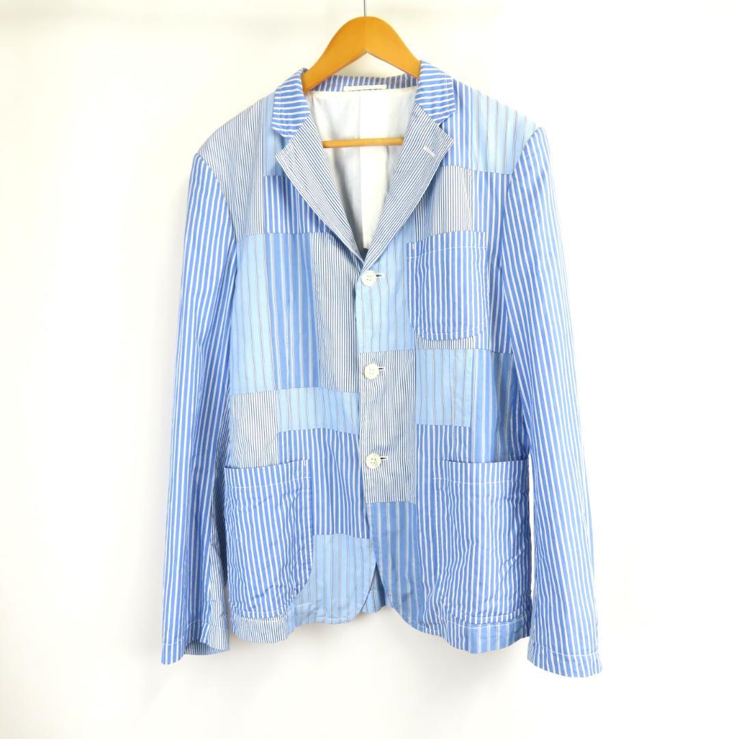 美品 COMME des GARCONS HOMME ストライプ ジャケット M