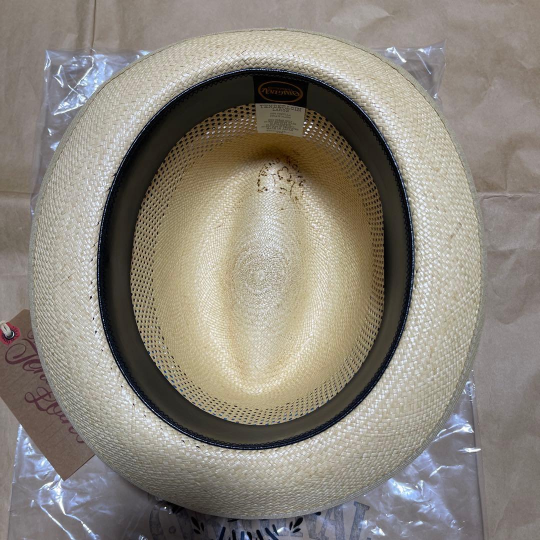 未使用品　テンダーロイン　ペイズリー柄 パナマ　ハット