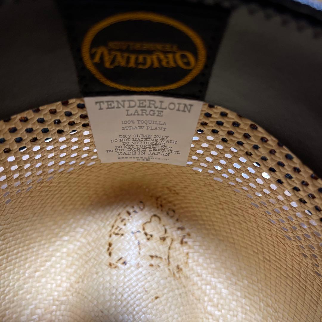 未使用品　テンダーロイン　ペイズリー柄 パナマ　ハット