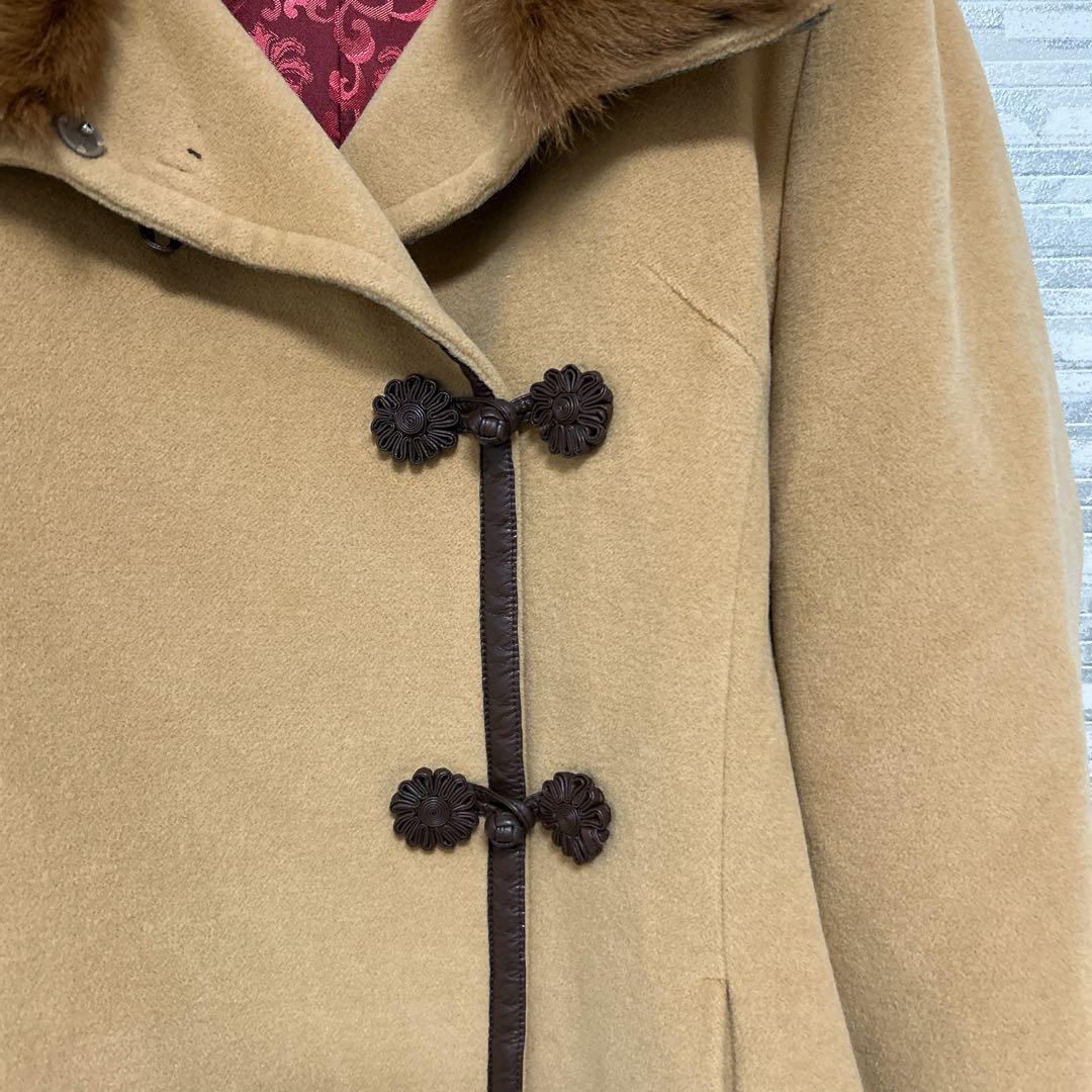 ヴィヴィアンタム ファー取外し可 高級ショートコート　ベージュ
