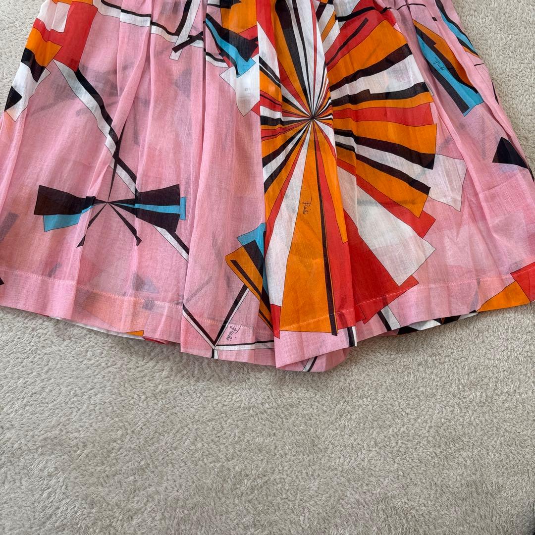 【未使用タグ付き】人気柄　エミリオプッチ　ショートパンツM 綿　ウエストゴム