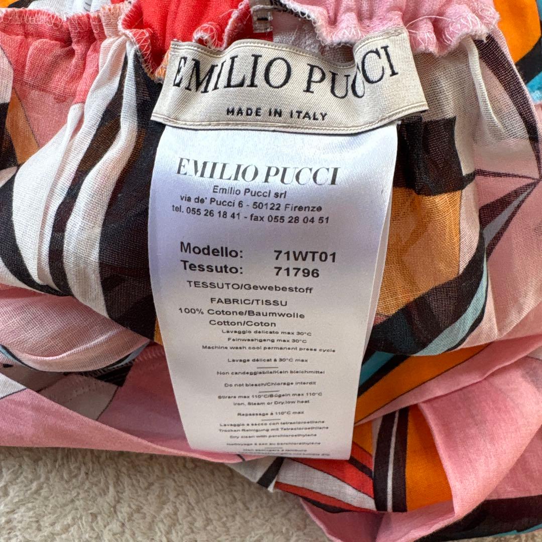 【未使用タグ付き】人気柄　エミリオプッチ　ショートパンツM 綿　ウエストゴム