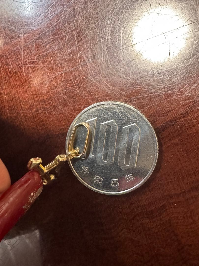 トレカル、2点セット18k金十字架チャーム 18k刻印