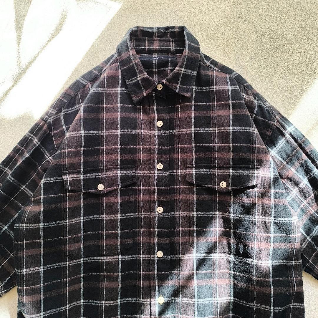 フレームワーク ネル チェック シャツ 2024 AW ブラウス 日本製 フリー