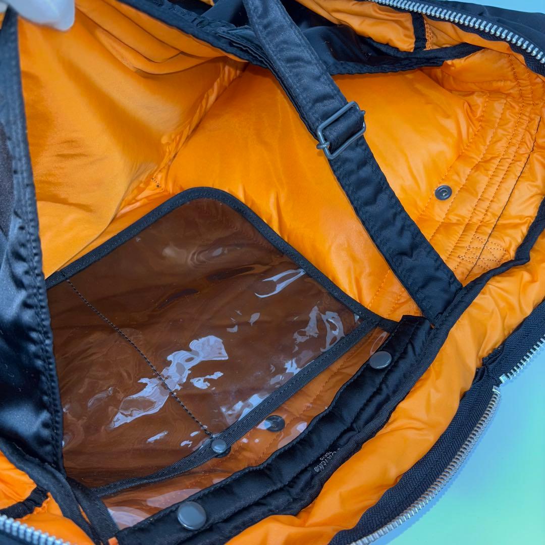 美品✨ポーター タンカー 2way ボストンバッグ 大容量 旅行 ブラック 黒