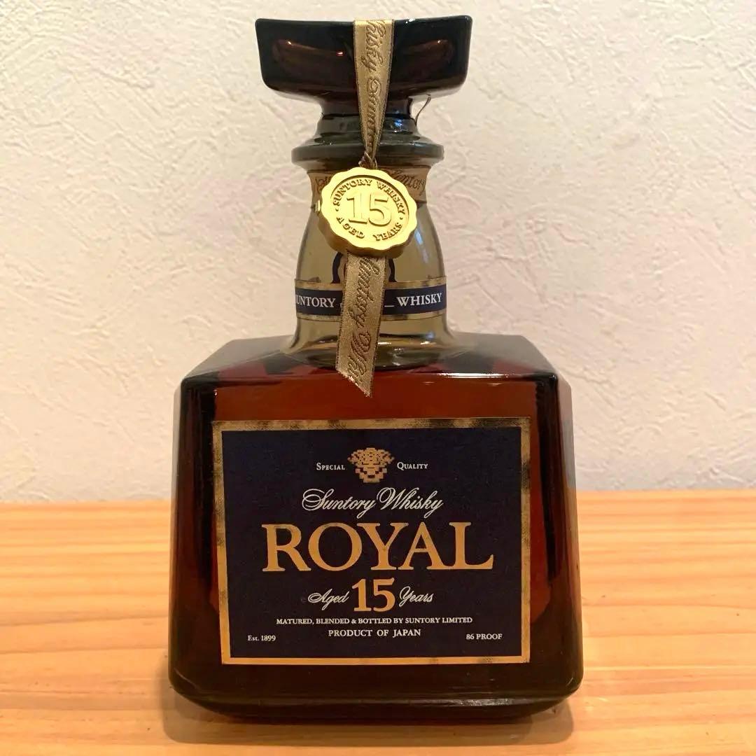 【未開封】サントリー 古酒 ローヤル プレミアム 15年 ブルーラベル