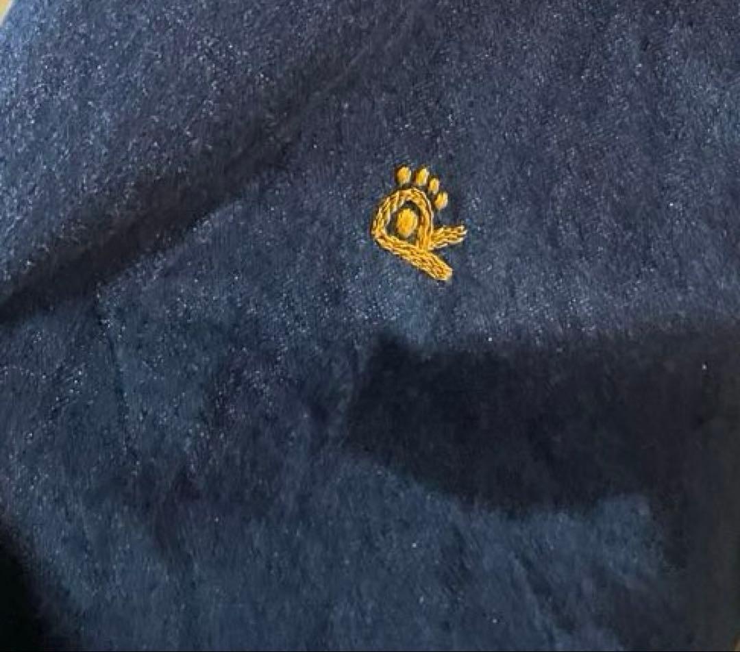 45R上質 インディゴ麦デニムフリルチュニック新品同様　ONEONEシリーズ