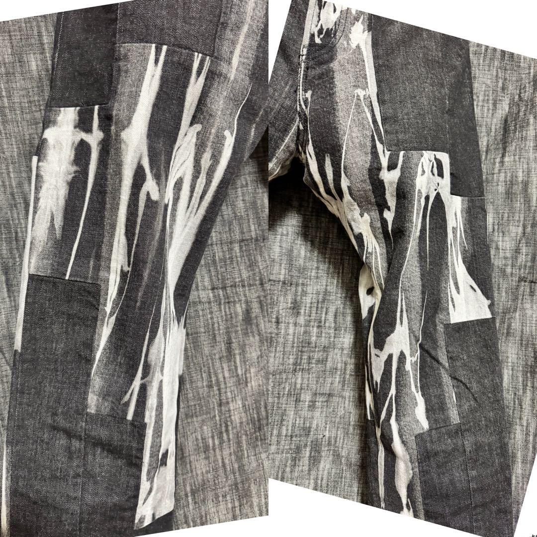 定価74800円 DIESEL 高額モデル　ブロック切り替えブリーチデニム　黒