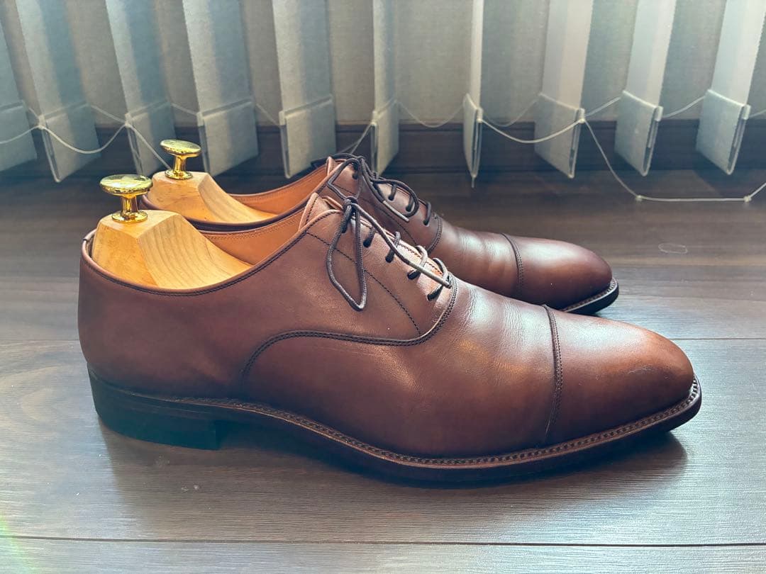 スコッチグレイン 匠モデル 使用少ない ストレートチップ