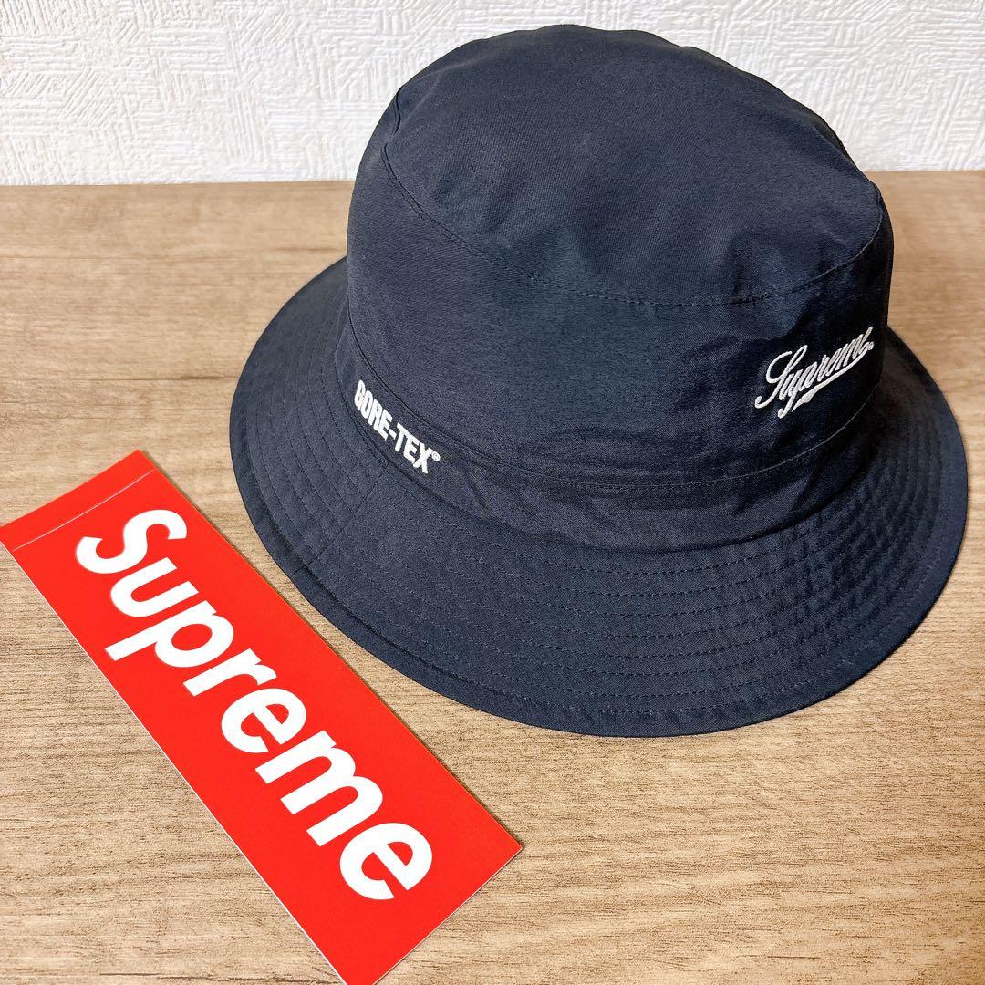 正規品　Supreme GORE-TEX バケットハット　帽子 ハット　ブラック