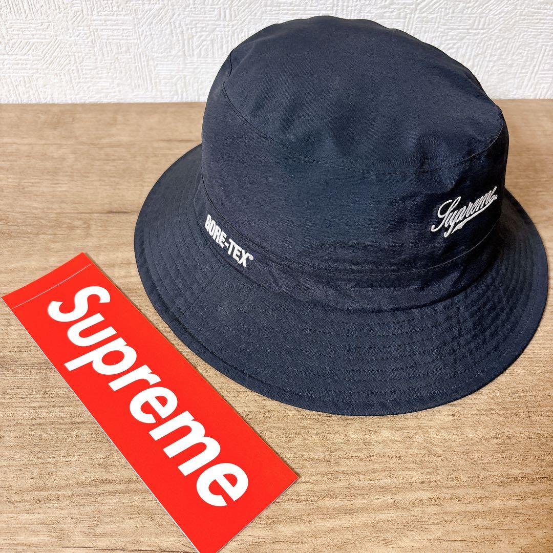 正規品　Supreme GORE-TEX バケットハット　帽子 ハット　ブラック