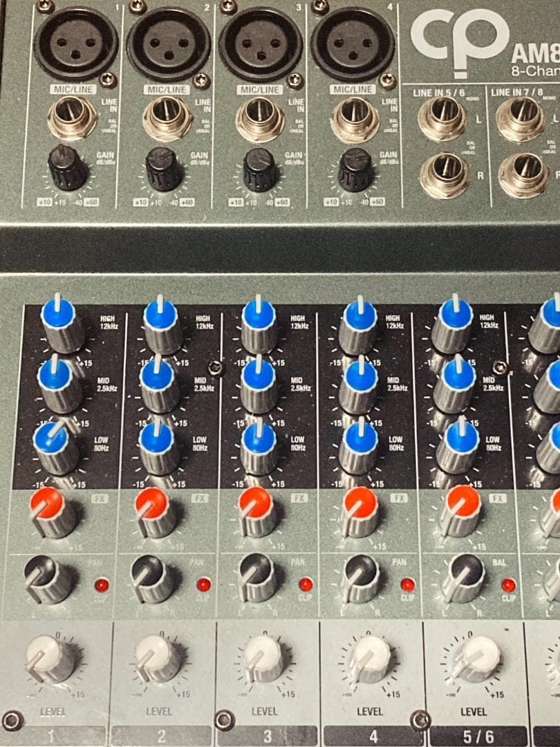 [美品] CP AM802FX 8チャンネルミキサー