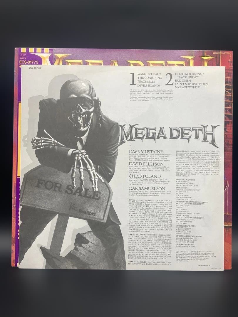 Megadeth PEACE SELLS… BUT WHO'S BUYING?