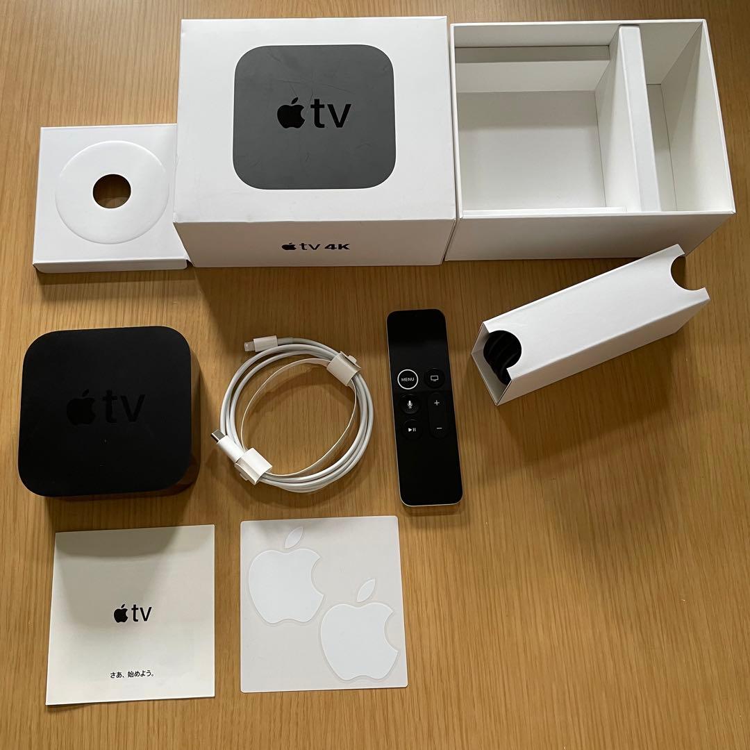 Apple TV 4K 64GB 本体 + リモコン + ケーブル