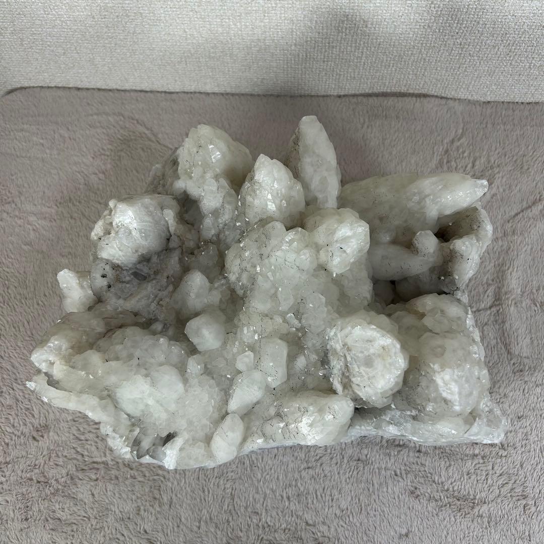 水晶クラスター　白水晶　原石　天然石【特大　約21kg】