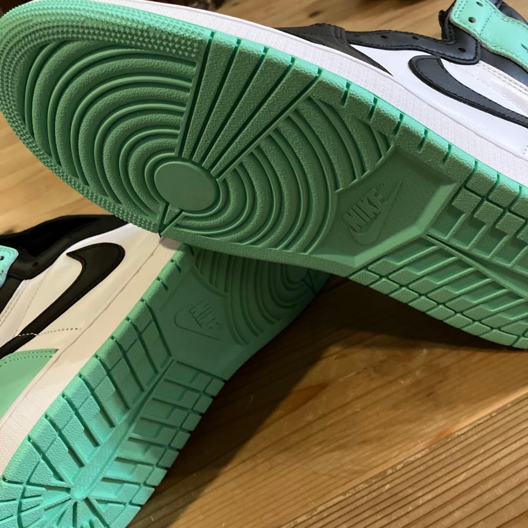 シューズ(男性用) AIR JORDAN 1 RETRO HI OG GREEN GLOW 29.0