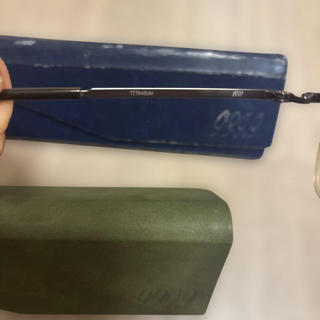 999.9 チタン製メガネ（度あり）