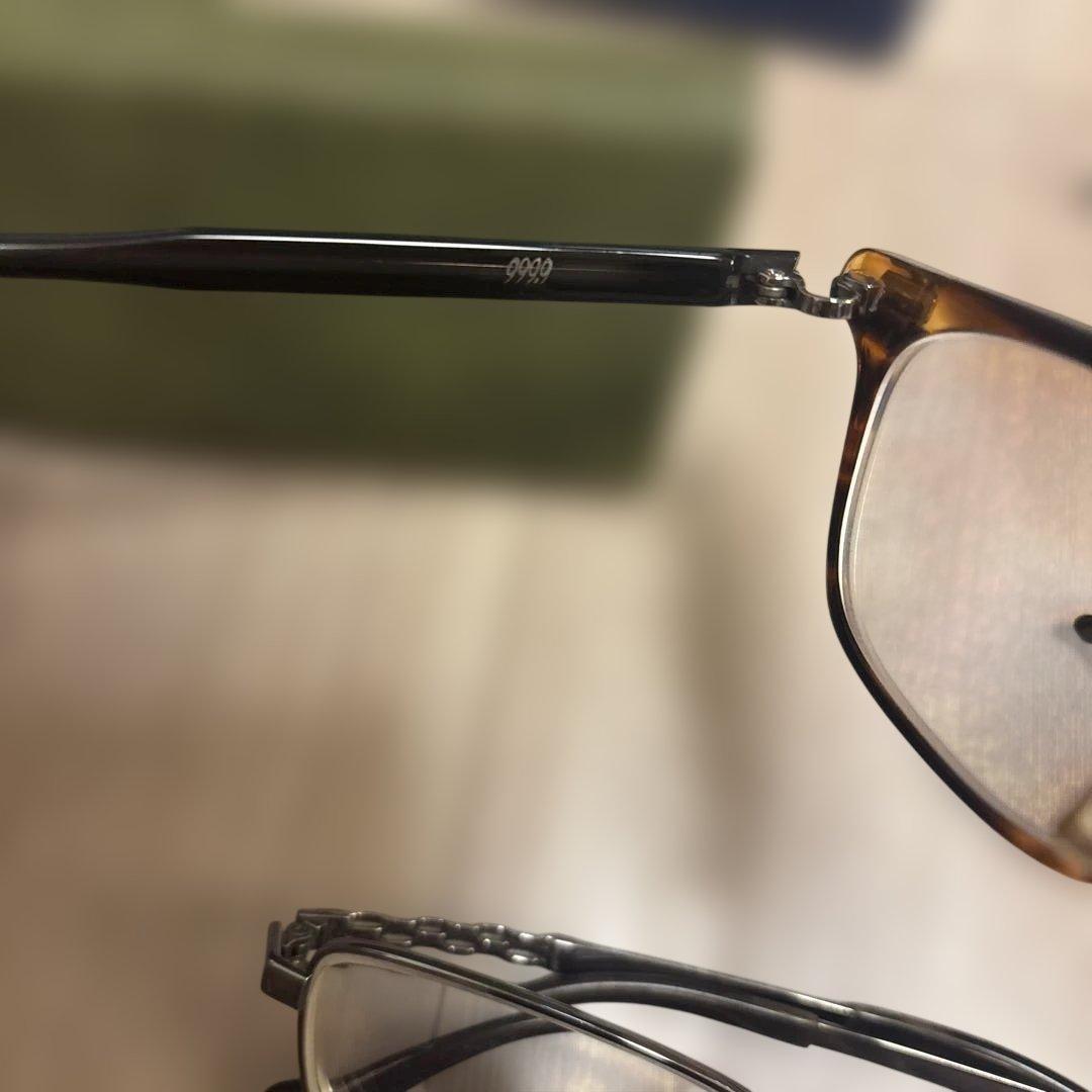 999.9 チタン製メガネ（度あり）