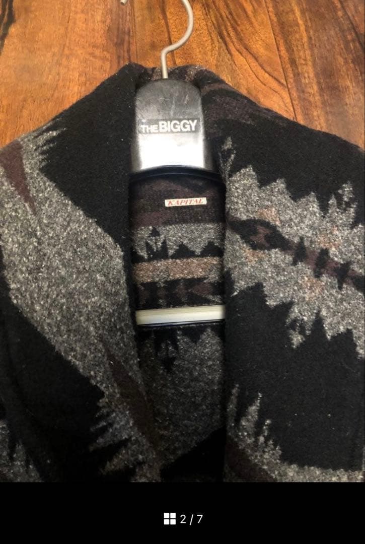 【美品】キャピタル　KAPITAL ウールコート　ネイティブ　ナバホ　オルテガ