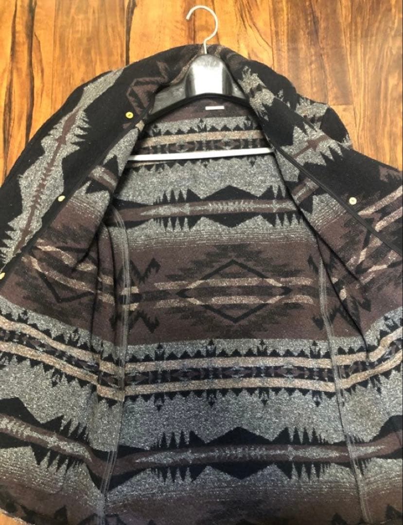 【美品】キャピタル　KAPITAL ウールコート　ネイティブ　ナバホ　オルテガ