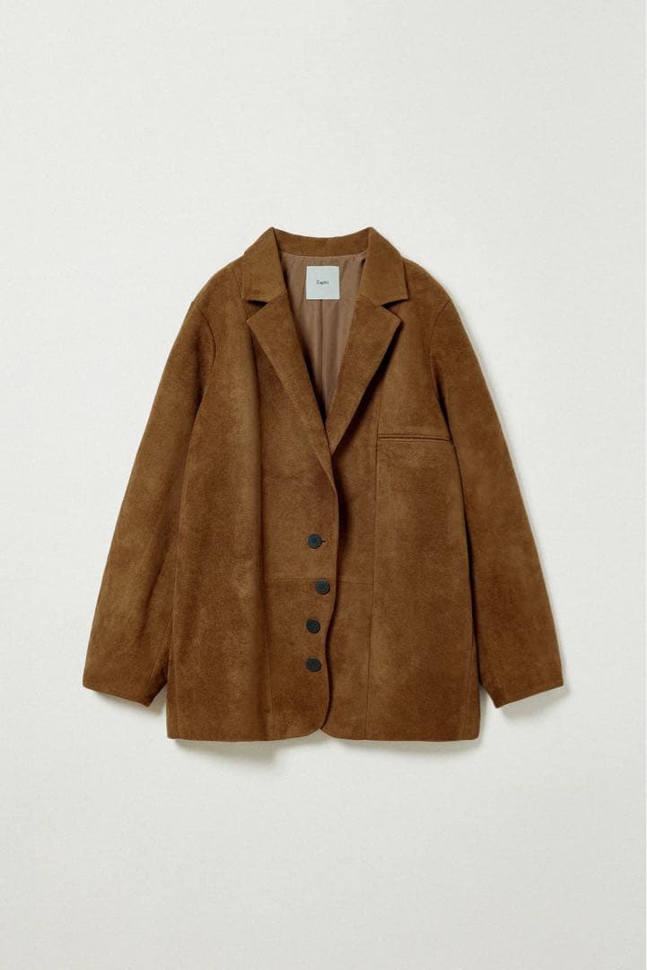【eaphi】CLASSIC WAVE JACKET ー FAUX SUEDE