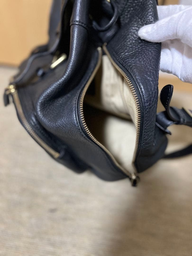 お値段交渉歓迎です♪GANZO 7QS-H ブラック 牛革リュック