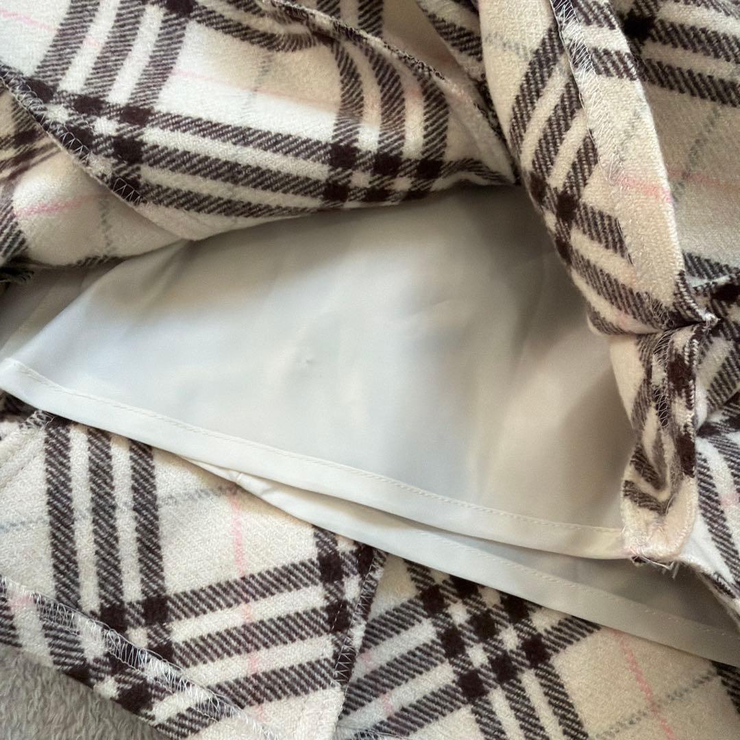 【Burberry】　bluelabel レディース　プリーツ　スカート　36