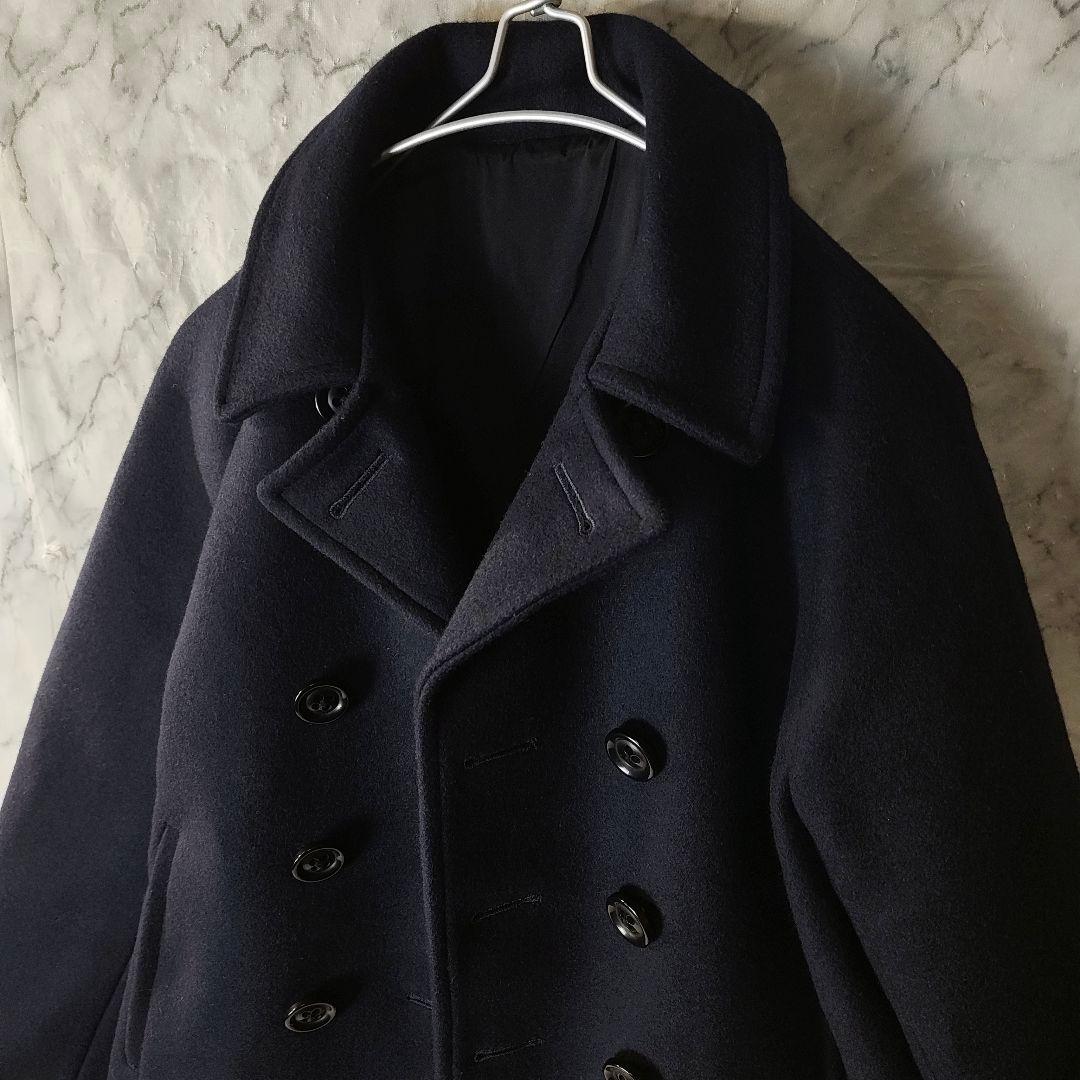 【nisica】WOOLメルトン Pコート ユニセックスMサイズ