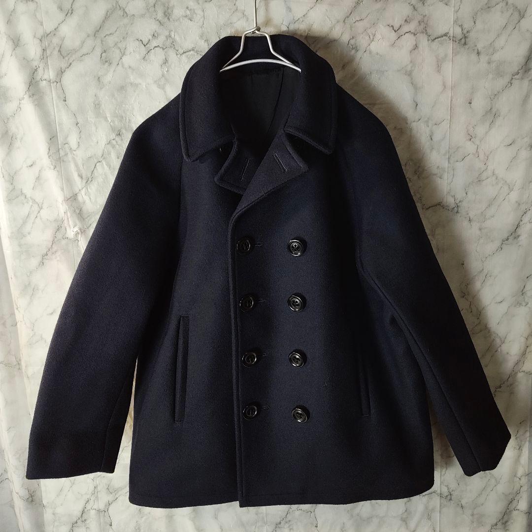 【nisica】WOOLメルトン Pコート ユニセックスMサイズ